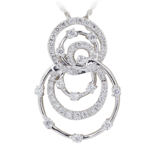 1P208 - Diamond Pendant with Necklace